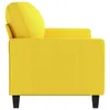 vidaXL Canapé 3 places jaune clair 180 cm Tissu Voir les images du produit 10