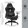 Gaming-Stuhl schwarz Samt ergonomisch, Produktbild-Vorschau 6