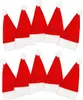 A collection of red and white Santa hats arranged in two rows against a white background. Produktbild-Vorschau