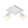 ZMH LED Deckenlampe Weiss Deckenleuchte 2 Flammig GU10 Produktbild-Vorschau 9