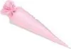 Goldbuch Schultüte rosa 70 cm aus Buntkarton mit Filz ideal Produktbild-Vorschau 7