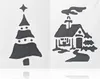 com-four® 24x Weihnachts-Schablonen für Schneespray – Produktbild-Vorschau 3