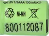 vhbw 5x Akkuzelle Ersatz für 1/3AAA für Modellbau (150mAh, Produktbild-Vorschau 6