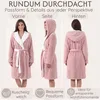 CalmyLIFE Badjas dames, pluizig ochtendjas - met Productafbeelding-voorbeeld 4