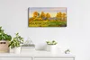 Wandbild Leinwand Bilder Wanduhr Geräuschlos 60x30 Gemälde Produktbild-Vorschau 3