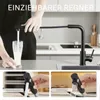 AICA Hochdruck Edelstahl Wasserhahn Küche Ausziehbar Produktbild-Vorschau 3