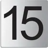 Türnummer I Zimmernummer I EdeIstahI TürschiId "15" I 85x85 Produktbild-Vorschau 1