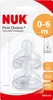 Nuk First Choice+ tettarella in silicone 0-6 mesi, taglia Anteprima dell’immagine prodotto 1