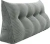 Großes ergonomisches Keilkissen Kopfteilkissen aus Cord, Produktbild-Vorschau 1