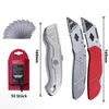 Cuttermesser Profi Set 3-teilig 50 Ersatzklingen Aluminium Produktbild-Vorschau 2