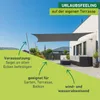 Sonnensegel Rechteck, 4x5m, anthrazit, wasserabweisend Produktbild-Vorschau 4