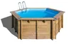 GRE Holzbecken rund Modell Vanille 2 Ø 400 x 119 cm, Produktbild-Vorschau 1