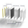 DEQORI Küchenrückwand Glas 60x60 cm 'Gebürstetes Aluminium' Produktbild-Vorschau 7