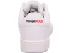 The back view of a white sneaker with the brand logo on the heel. Produktbild-Vorschau