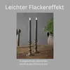 Stabkerzen LED mit Timer GRAU 4 Stück GRAU indoor - 6 Produktbild-Vorschau 3