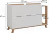 Umývadlová skrinka Vicco Karen Sonoma/White 100 x 65 cm s 2 Náhľad obrázku produktu 3