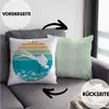Trendation - Taucher Grafik Deko-Kissen mit Füllung 40x40 Produktbild-Vorschau 2