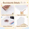 COSTWAY Kinderbureau met stoel, kinderschrijftafel met Productafbeelding-voorbeeld 6