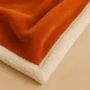 Plaid in Flanella Sherpa 480G/M² 200x240 Terracotta DECO Anteprima dell’immagine prodotto 5