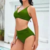 Mooncore Bikini Damen Push-Up Grün Verstellbar Produktbild-Vorschau 3