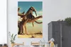 MuchoWow® Poster Elefant - Baum - Natur - Wüste 120x180 cm Produktbild-Vorschau 2