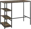 Bartisch Växjö 100x109x60cm Bartresen mit 3 Ablagen Produktbild-Vorschau 1