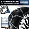 WERKTHOR Schneeketten 2x – Zugelassene Metall Schneeketten Produktbild-Vorschau 5