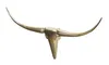 Wohnling Deko Geweih Bull M Aluminium Design Hörner 100cm Produktbild-Vorschau 3
