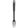 A black kitchen fork is shown against a white background. Anteprima dell’immagine prodotto