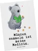 Mr. & Mrs. Panda Postkarte Koala Münzen sammeln - Weiß - Produktbild-Vorschau 1