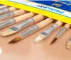 Zestaw 12 pędzli z naturalnego włosia i drewniana paletka Podgląd zdjęcia produktu 5