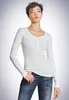 Schiesser Damen Henley 1/1 - Berta Gr. 34  weiss Produktbild-Vorschau 5