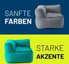 LUMALAND Sitzsack-Sofa Ecke - Kombinierbar mit Modularem Produktbild-Vorschau 8
