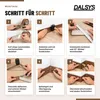 Dalsys Weichsockelleiste selbstklebend 15m Weiß Produktbild-Vorschau 4