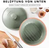 Römertopf Brottopf Rund Ø 30cm - Brotkasten Grün aus Produktbild-Vorschau 7