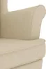 vidaXL Fotel bujany kremowy 74x90x102 cm tkanina Podgląd zdjęcia produktu 7