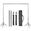 vidaXL Fotostudio Set 3 Baumwolle-Hintergründe Rahmen Produktbild-Vorschau 4