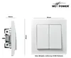 Interruttore McPower serie "Flair", a 2 poli, 250V~/10A, da Anteprima dell’immagine prodotto 3