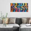 DEQORI Hybrid Leinwand Bild 100x50 cm 'Klangwellenfarben' Produktbild-Vorschau 3