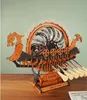3D-Puzzle, Wikinger-Drachenschiff, ROKR, Holz, 229 Teile Produktbild-Vorschau 10
