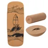 F2 Kork Balance Board Pill 80x30cm mit Korkrolle + Kork Produktbild-Vorschau 1