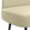 Čalúnená lavica s operadlom, krémová, 110 x 60 x 76 cm Náhľad obrázku produktu 5