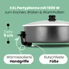 CLATRONIC pánev na pizzu/párty XXL PP 3570 C, kulatá, černá Náhled obrázku produktu 13