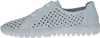 A side view of a white women's sneaker with a perforated pattern. Náhled obrázku produktu