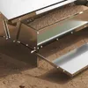 vidaXL Mangiatoia a pedale per polli argento 75 x 53 x 20,5 Anteprima dell’immagine prodotto 3