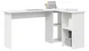 vidaXL Scrivania con ripiano Bianco 142 x 102 x 73 cm Anteprima dell’immagine prodotto 3