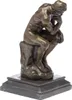 Bronzeskulptur der Denker Mann Bronzefigur Skulptur nach Produktbild-Vorschau 1