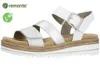 Remonte D0Q55 90 Sandalo donna con zeppa argento - bianco, Anteprima dell’immagine prodotto 8