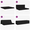 Klappsofa Bett 200 x 67 x 45 cm Schwarz Produktbild-Vorschau 8