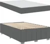 vidaXL Bettrahmen mit Matratze Dunkelgrau 120 x 200 cm Produktbild-Vorschau 5
